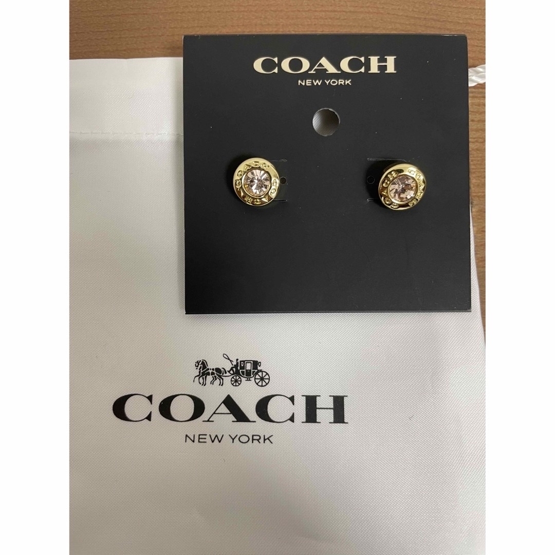 COACH(コーチ)の【新品・正規品】 COACH オープン サークル ストーン ストランド ピアス レディースのアクセサリー(ピアス)の商品写真