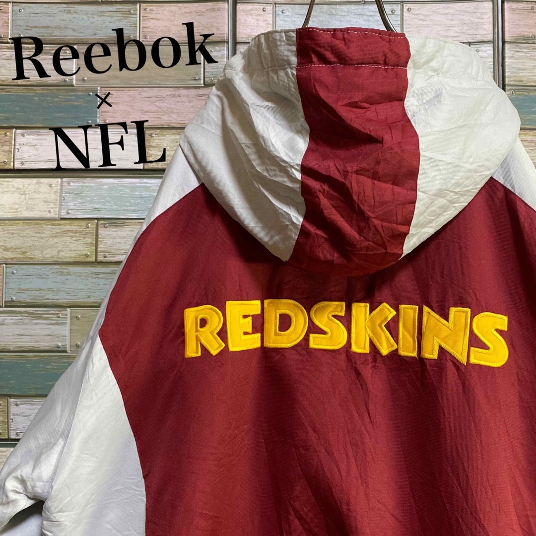 Reebok(リーボック)のリーボック×NFL レッドスキンズ　中綿ジャケット　ブルゾン　ビッグロゴ メンズのジャケット/アウター(ブルゾン)の商品写真