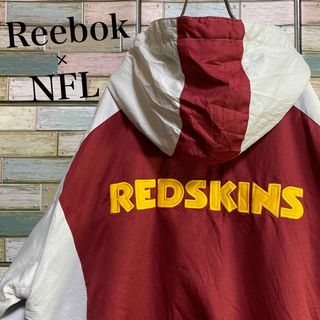 リーボック(Reebok)のリーボック×NFL レッドスキンズ　中綿ジャケット　ブルゾン　ビッグロゴ(ブルゾン)