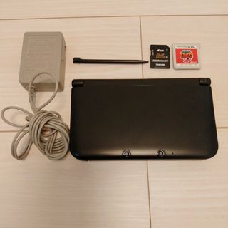 ニンテンドー3DS(ニンテンドー3DS)のニンテンドー3DSLL　本体　ブラック　任天堂(携帯用ゲーム機本体)