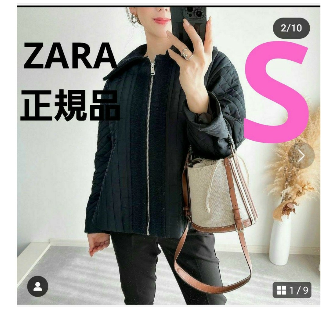 ZARA コントラストパフジャケット　S　今期　正規品　完売品 | フリマアプリ ラクマ
