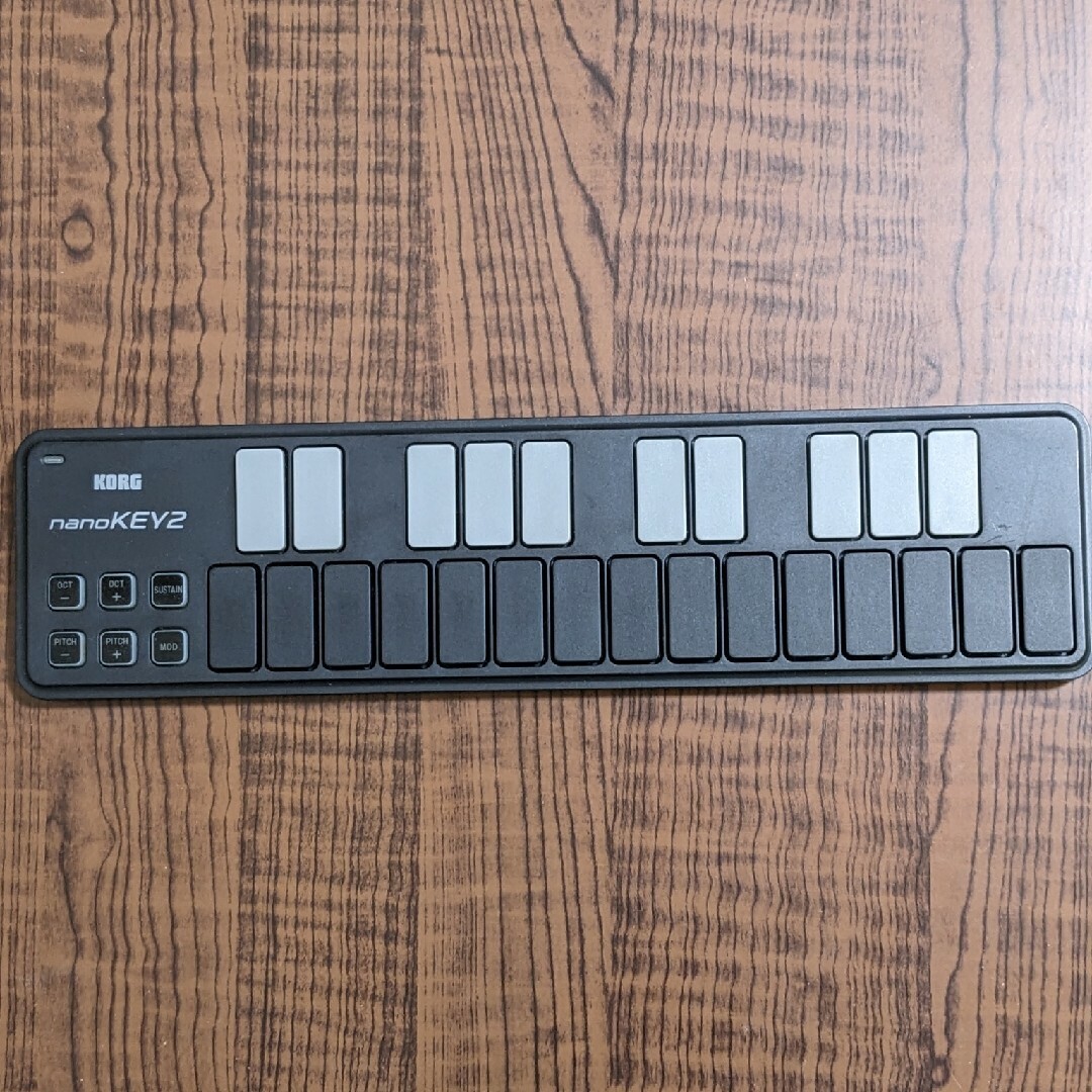 KORG(コルグ)のKORG nanoKEY2　bk 楽器のDTM/DAW(MIDIコントローラー)の商品写真