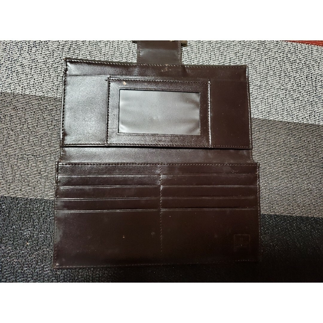 FENDI - 中美品。フェンディ 長財布 ズッキーノ Wホック長財布
