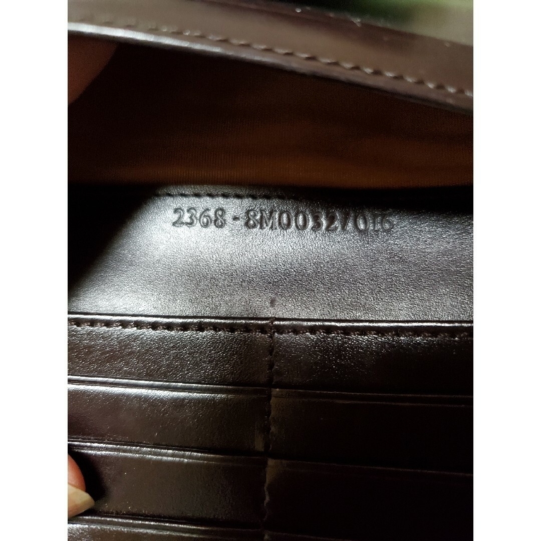 FENDI - 中美品。フェンディ 長財布 ズッキーノ Wホック長財布
