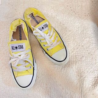 コンバース(CONVERSE)の【美品】CONVERSE 黄色スニーカー(スニーカー)