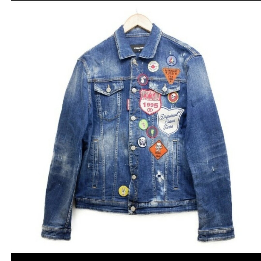 ディースクエアード DSQUARED デニムジャケット Gジャン サイズ52 ディースクエアード DSQUARED デニムジャケット Gジャン サイズ52
