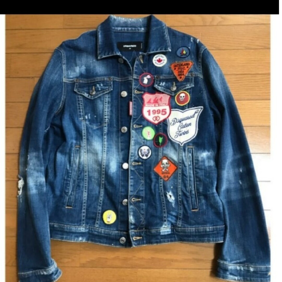 ディースクエアード DSQUARED デニムジャケット Gジャン サイズ52 ディースクエアード DSQUARED デニムジャケット Gジャン サイズ52