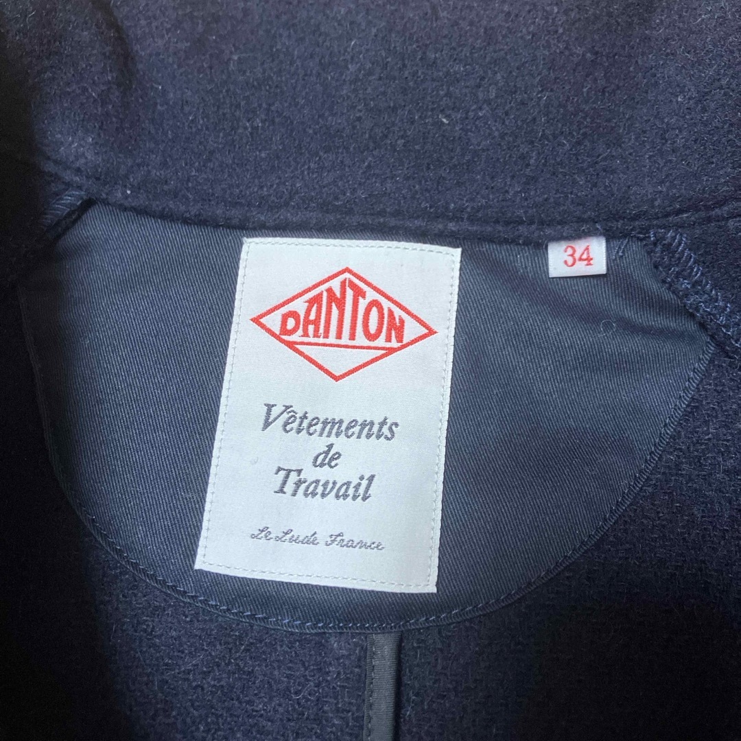 DANTON(ダントン)の⚠️ねこ様専用₍⸍⸌̣ʷ̣̫⸍̣⸌₎ DANTON ウール　フード付 34  レディースのジャケット/アウター(ロングコート)の商品写真