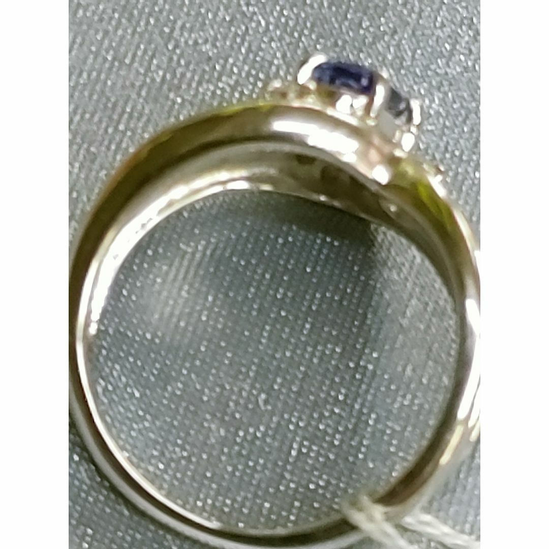 PT900サファイヤダイヤファッションリング☆USED品☆ レディースのアクセサリー(リング(指輪))の商品写真