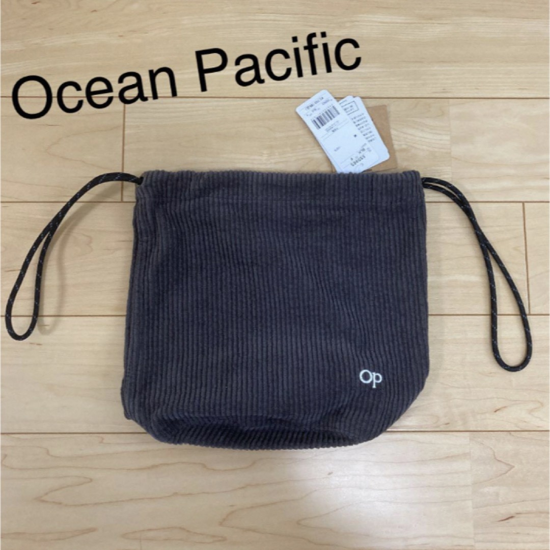 OCEAN PACIFIC(オーシャンパシフィック)のオーシャンパシフィック　OP 巾着袋　コーデュロイ レディースのファッション小物(ポーチ)の商品写真