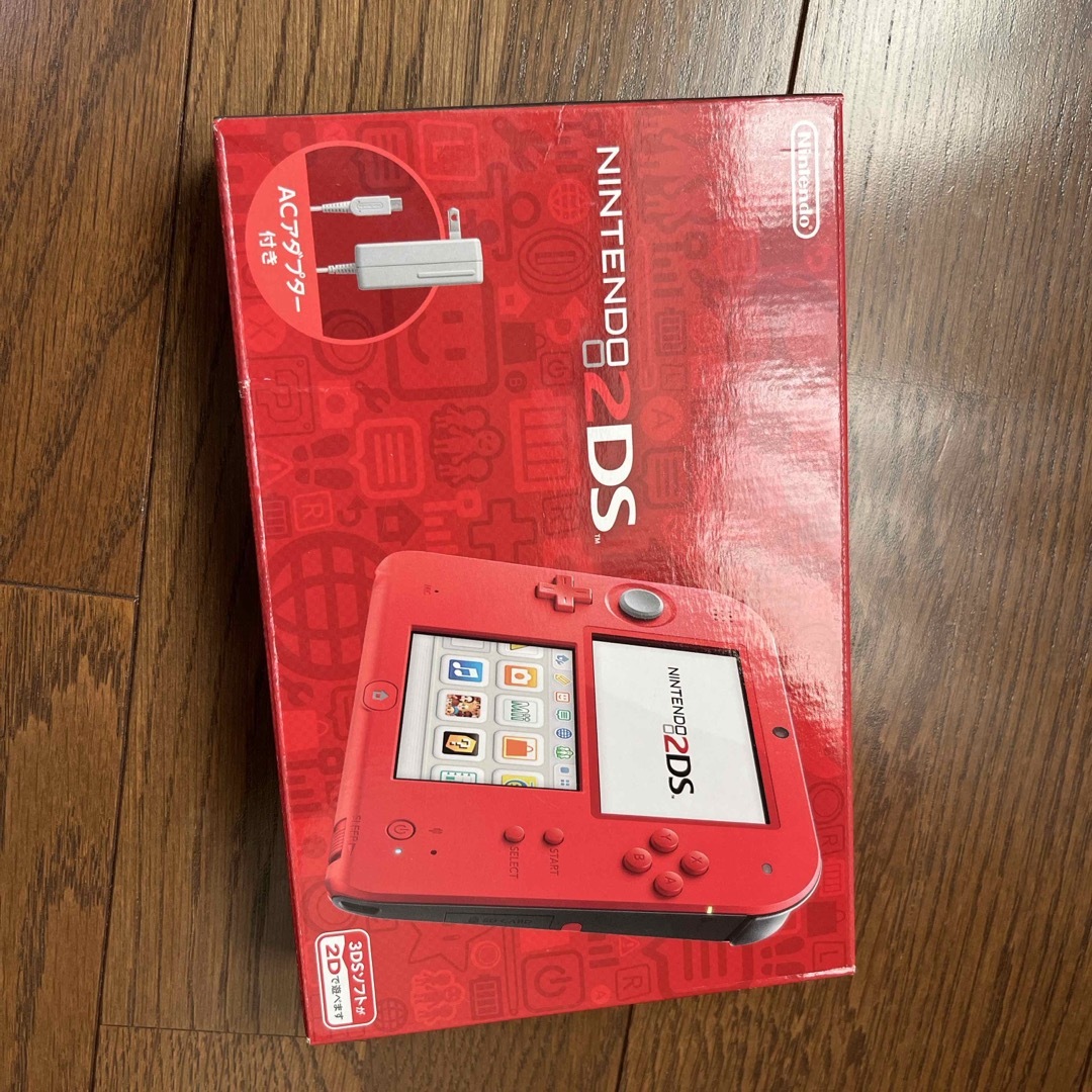 家庭用ゲーム機本体ニンテンドー2DS  赤