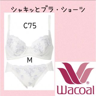 ワコール(Wacoal)の❤️Wacoal❤️ シャキッとブラ　C75  ショーツM(ブラ&ショーツセット)