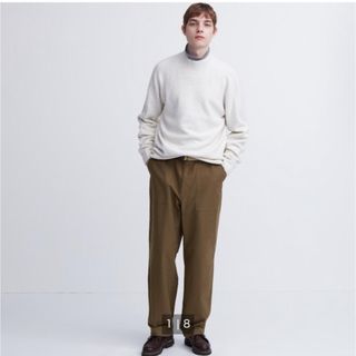 ユニクロ(UNIQLO)の新品未使用 UNIQLO ユニクロ ベイカーパンツ BROWN Sサイズ(ワークパンツ/カーゴパンツ)