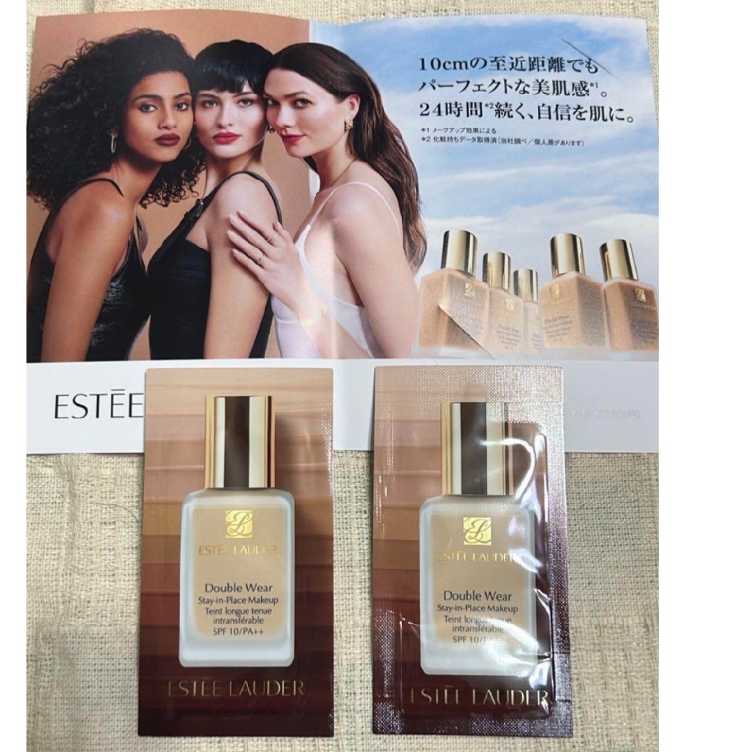 Estee Lauder(エスティローダー)の値下☆新品☆エスティ ローダー ダブルウェアファンデーション☆２個 コスメ/美容のキット/セット(サンプル/トライアルキット)の商品写真