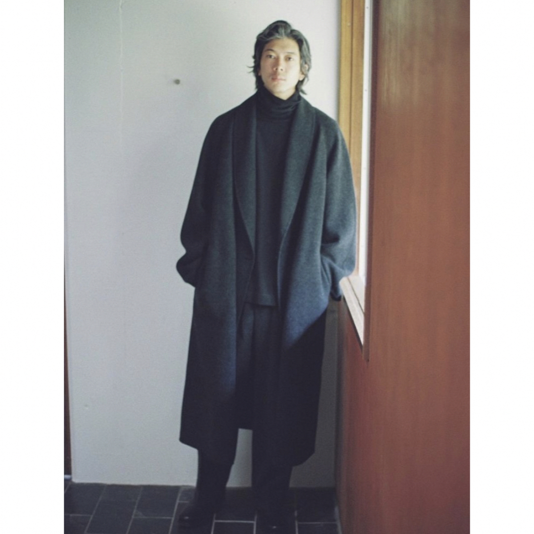 LIDNM(リドム)のLIDNM SHAWL COLLAR REVER COAT メンズのジャケット/アウター(チェスターコート)の商品写真