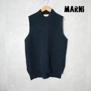 専用       MARNI ブローチレザーベスト