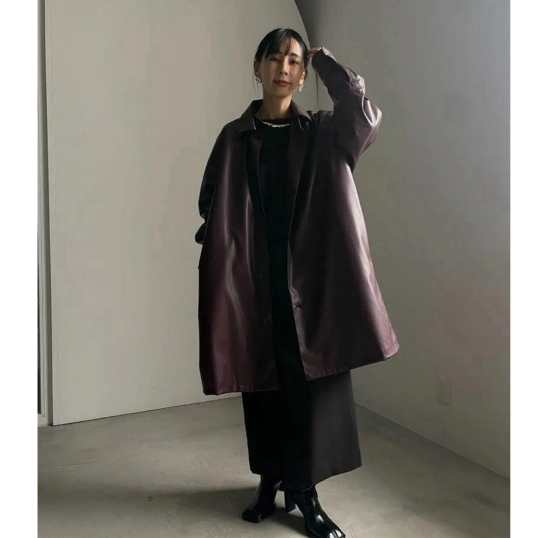 Ameri VINTAGE - AMERI エヌハリフェイクレザーシャツジャケット Ameri VINTAGE - AMERI エヌハリフェイクレザーシャツジャケット