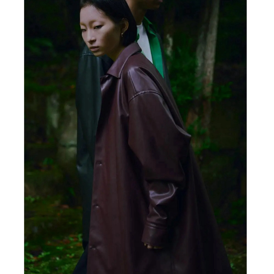 Ameri VINTAGE - AMERI エヌハリフェイクレザーシャツジャケット Ameri VINTAGE - AMERI エヌハリフェイクレザーシャツジャケット