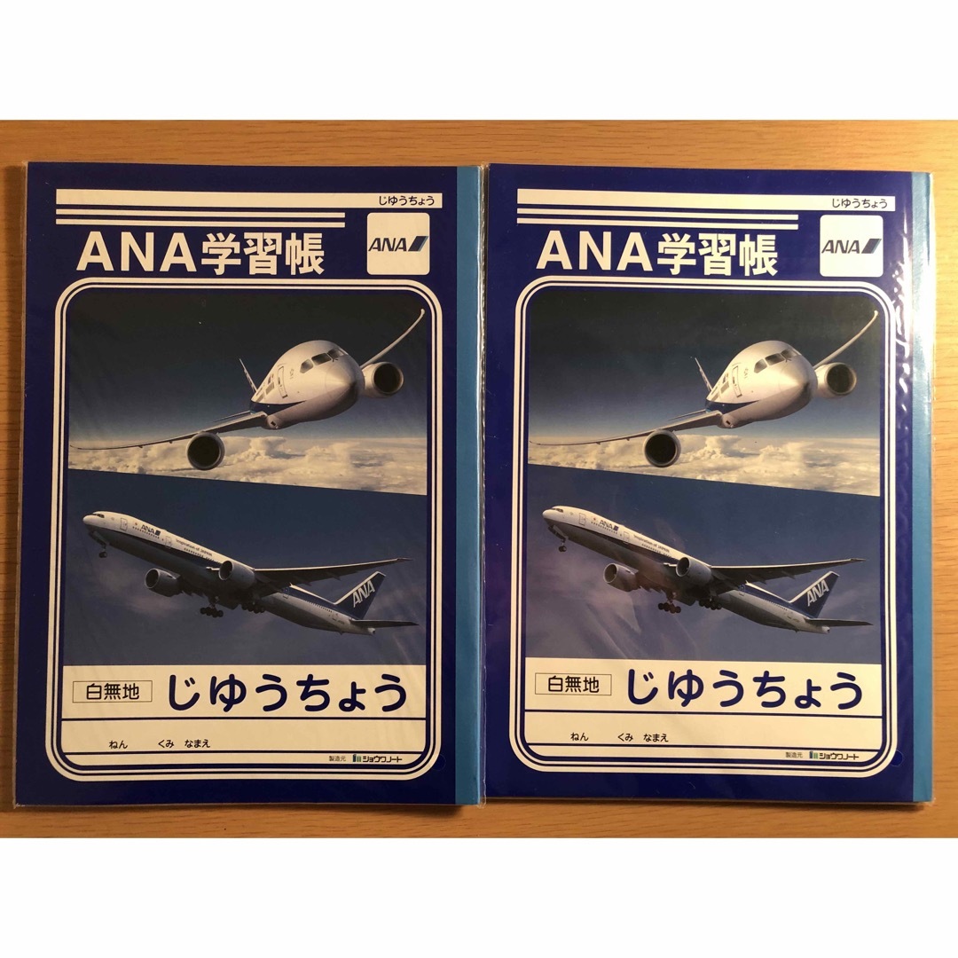 ANA(全日本空輸)(エーエヌエー(ゼンニッポンクウユ))の【未開封】ANA自由帳　２冊セット インテリア/住まい/日用品の文房具(ノート/メモ帳/ふせん)の商品写真