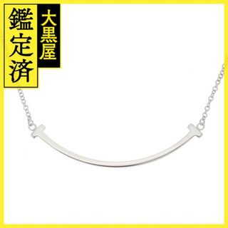 ティファニー(Tiffany & Co.)のティファニー　Tスマイルスモール　ネックレス　750WG【433】(ネックレス)
