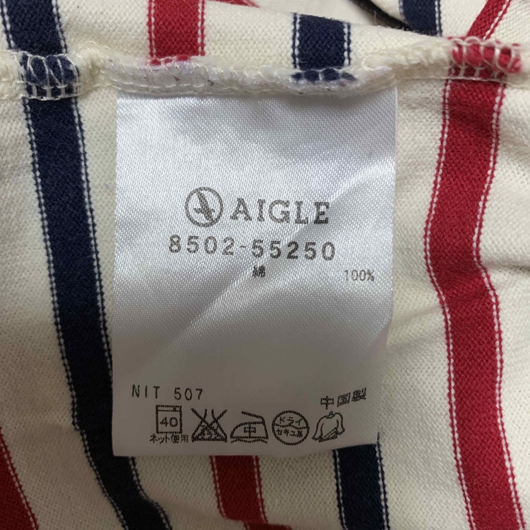 AIGLE(エーグル)のAIGLE ボーダーロンT メンズのトップス(Tシャツ/カットソー(七分/長袖))の商品写真