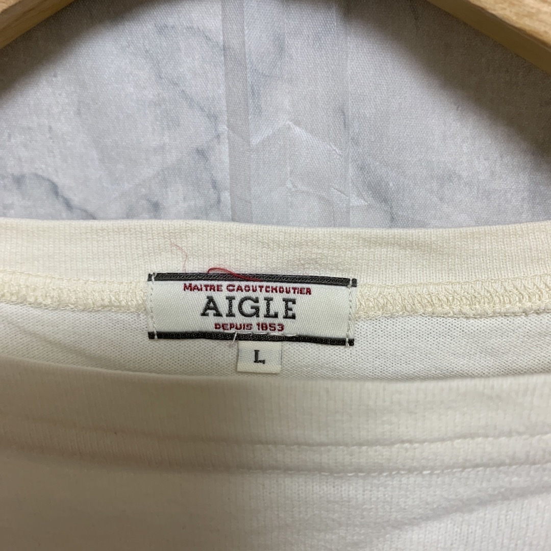 AIGLE(エーグル)のAIGLE ボーダーロンT メンズのトップス(Tシャツ/カットソー(七分/長袖))の商品写真