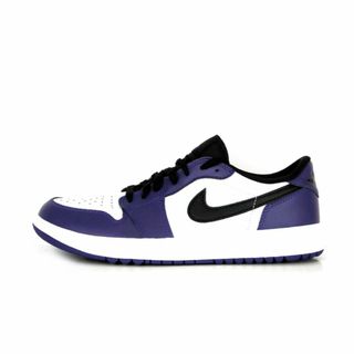 ナイキ(NIKE)のナイキ NIKE ■ 【 AIR JORDAN 1 LOW GOLF COURT PURPLE DD9315 105 】 エア ジョーダン1 ロー ゴルフ コートパープル スニーカー　f19780(スニーカー)