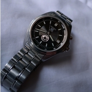 セイコー(SEIKO)のSEIKO◆スピリット(AGS)メンズ腕時計★ブラック文字盤〘稼働品〙(腕時計(アナログ))