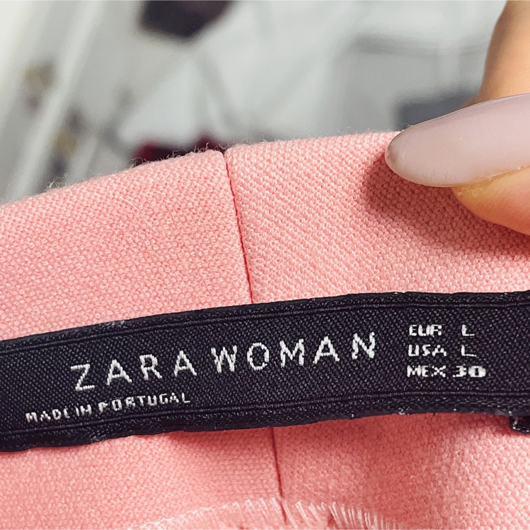 ZARA(ザラ)のZARAサーモンピンクスカート♡ レディースのスカート(ひざ丈スカート)の商品写真