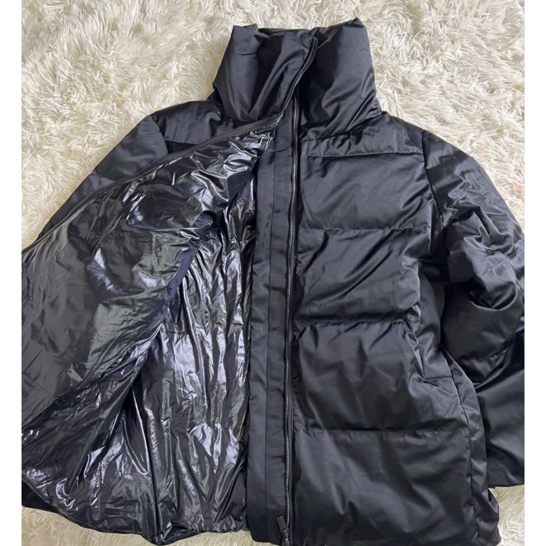UNIQLO(ユニクロ)の美品 UNIQLO +J 大きいサイズ ダウンボリュームジャケット ブラック レディースのジャケット/アウター(ダウンコート)の商品写真