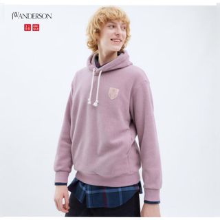 ユニクロ(UNIQLO)のユニクロ UNIQLOフリース パーカー 長袖 JW ANDERSON女性も可(パーカー)