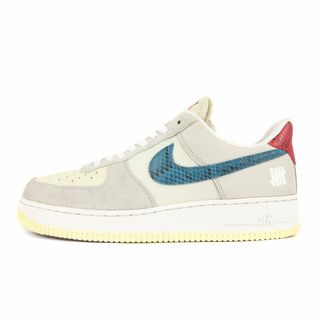 ナイキ(NIKE)のNIKE ナイキ サイズ:27.5cm UNDEFEATED AIR FORCE 1 LOW SP 5 ON IT DUNK VS AF1 PAC (DM8461-001) アンディフィーテッド エアフォース1 ロー グレーフォグ インペリアルブルー US9.5 ローカット スニーカー コラボ シューズ 靴【メンズ】【中古】(スニーカー)