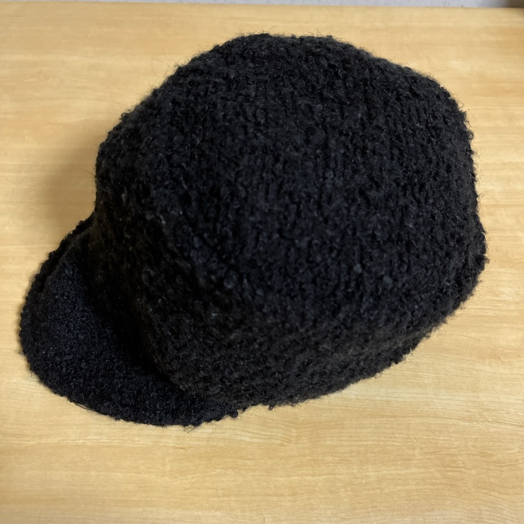 しまむら(シマムラ)の✨最終値下げ✨【しまむら】ツバ付きニット帽　56〜58 レディースの帽子(ニット帽/ビーニー)の商品写真