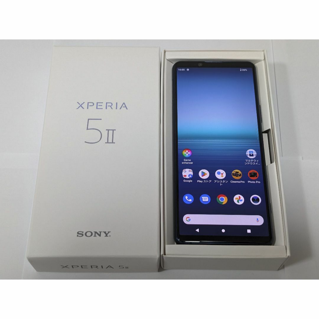 Xperia(エクスペリア)のXperia 5 II ブルー 256GB XQ-AS42 スマホ/家電/カメラのスマートフォン/携帯電話(スマートフォン本体)の商品写真