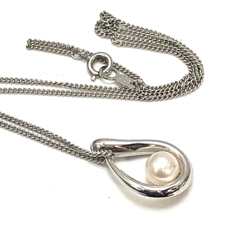 タサキ(TASAKI)のタサキ真珠　1P パール　silver ネックレス　18674528(ネックレス)