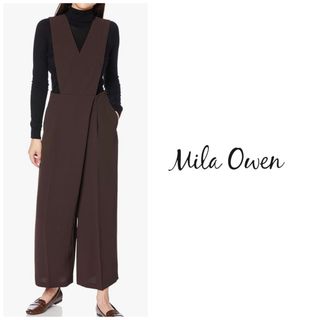 ミラオーウェン(Mila Owen)のミラオーウェン　クロスディテールサロペットパンツ(サロペット/オーバーオール)