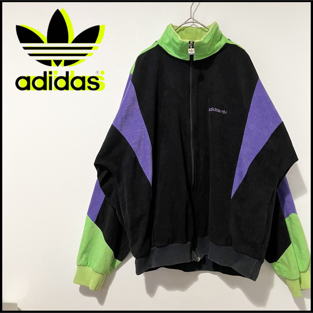 adidas - 【希少カラー】adidas 80sトラックジャケット ベロア 常田大