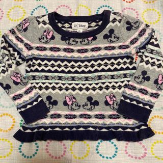 ベビーギャップ(babyGAP)の100センチ　babyGAP  ミッキーミニーニット(ニット)