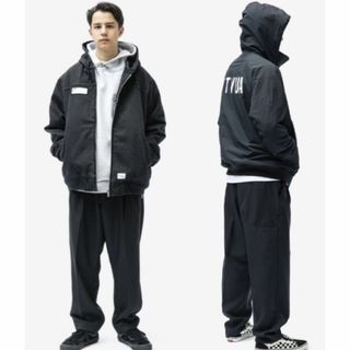 BLACK M 19AW WTAPS TUCK 01 / TROUSERS. P