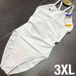 ミズノ(MIZUNO)のミズノ　女性用　エクサースーツ　ホワイト単色　3XLサイズ　新品(水着)