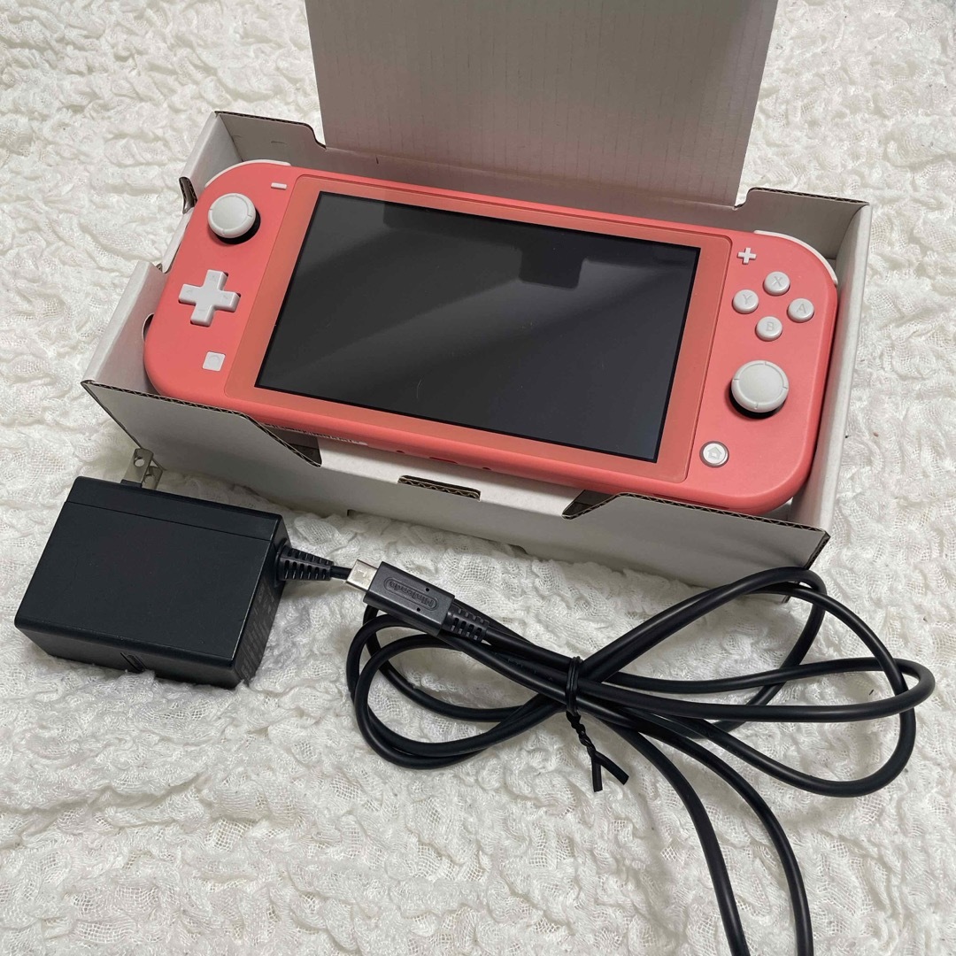 Nintendo Switch - Nintendo switch Lite coral 本体の通販 by m's