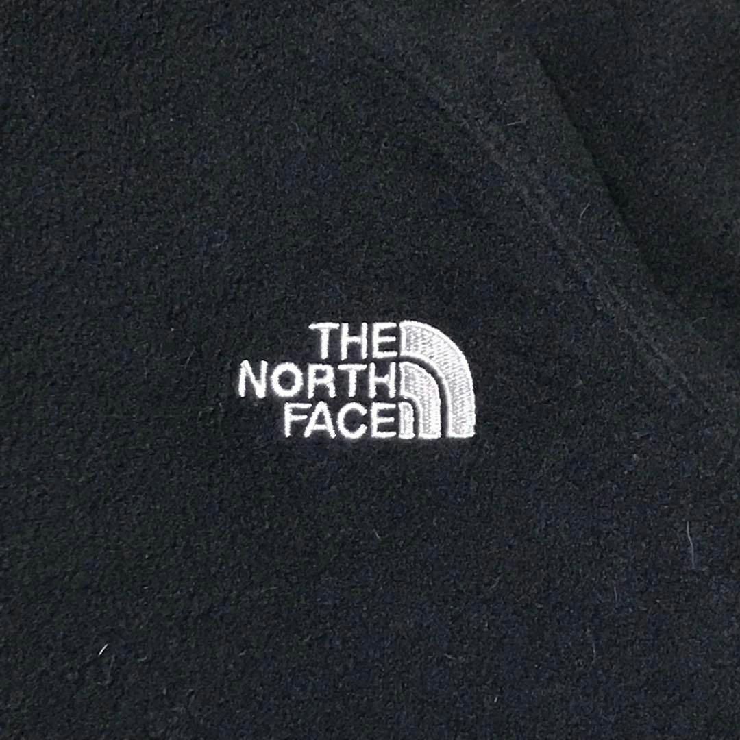 THE NORTH FACE(ザノースフェイス)の【人気定番】ノースフェイス　刺繍ロゴ入りフリース　あったか素材　黒　K731 レディースのトップス(その他)の商品写真