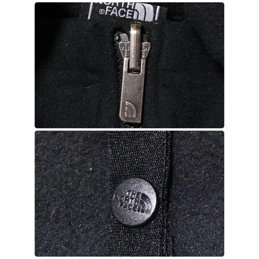 THE NORTH FACE(ザノースフェイス)の【人気定番】ノースフェイス　刺繍ロゴ入りフリース　あったか素材　黒　K731 レディースのトップス(その他)の商品写真