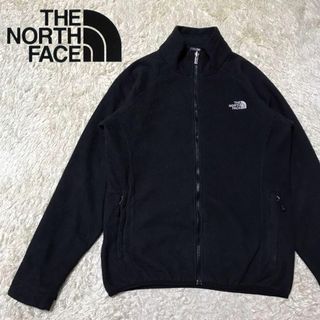 ザノースフェイス(THE NORTH FACE)の【人気定番】ノースフェイス　刺繍ロゴ入りフリース　あったか素材　黒　K731(その他)