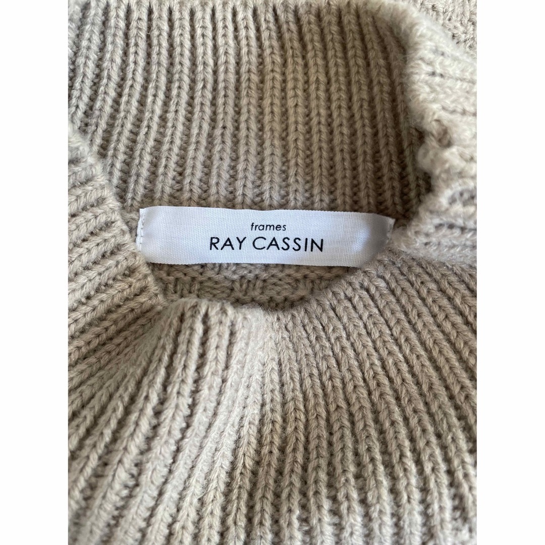 frames RAY CASSIN(フレームスレイカズン)の美品　レイカズン　ニット　ワンピース レディースのトップス(ニット/セーター)の商品写真