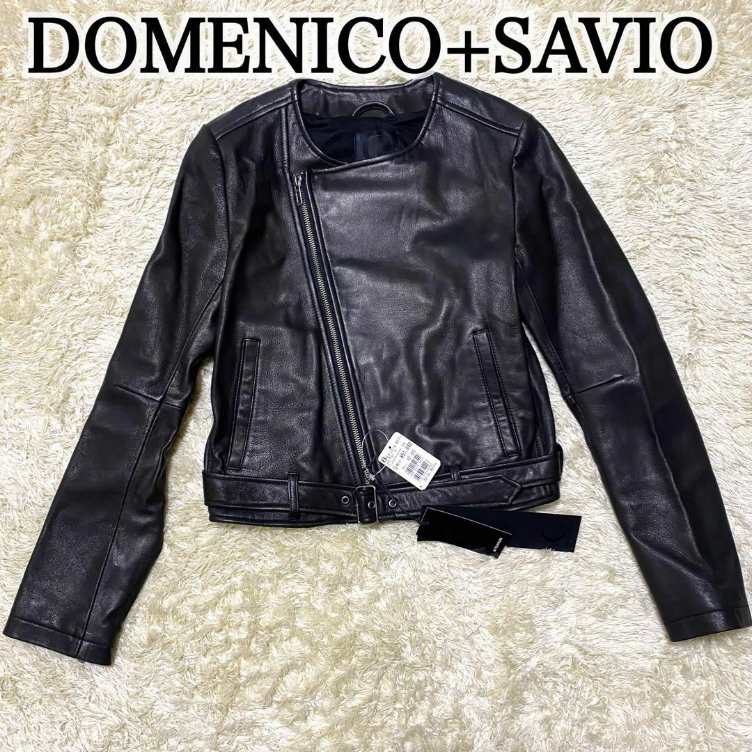 Mサイズ相当着丈新品 未使用 タグ付✨ DOMENICO+SAVIO ライダース ジャケット