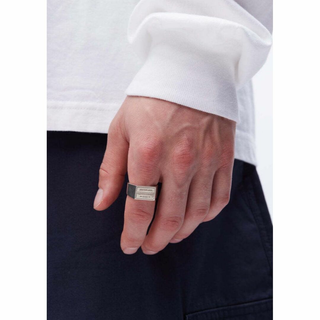 NEIGHBORHOOD(ネイバーフッド)の15号 23SS NEIGHBORHOOD SILVER SIGNET RING メンズのアクセサリー(リング(指輪))の商品写真