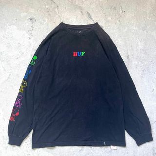 ハフ(HUF)の【HUF】サイズL スヌーピーコラボ 長袖Tシャツ ロンT 黒ブラック ハフ(Tシャツ/カットソー(七分/長袖))