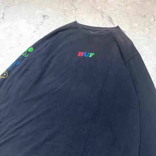 HUF - 【HUF】サイズL スヌーピーコラボ 長袖Tシャツ ロンT 黒ブラック