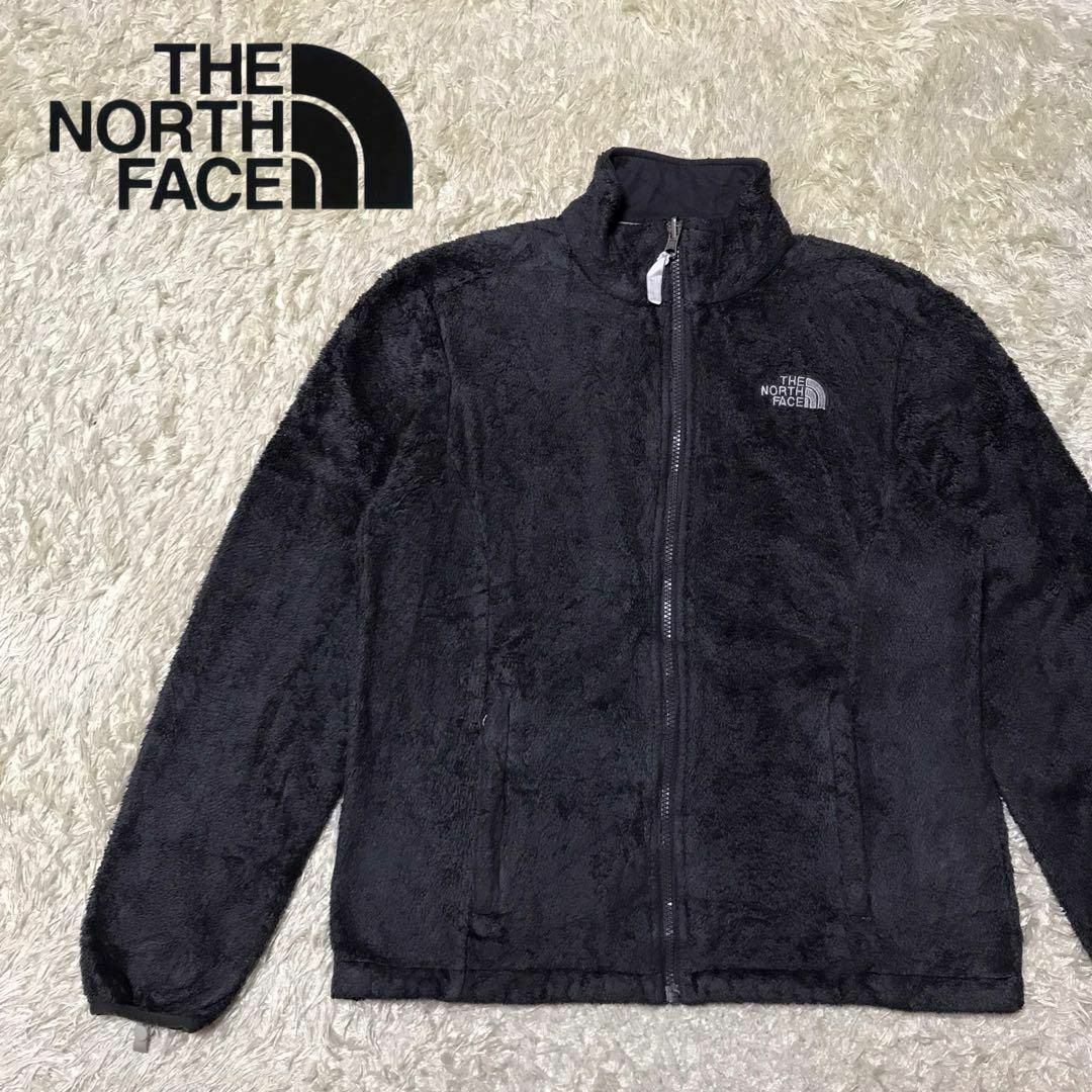 THE NORTH FACE(ザノースフェイス)の【人気定番】ノースフェイス　ボアフリース　あったか素材　グレーK725 レディースのトップス(その他)の商品写真